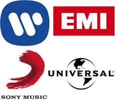 the Big Four major record labels music