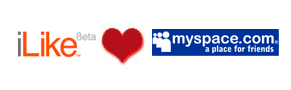 ilike music loves myspace music logos